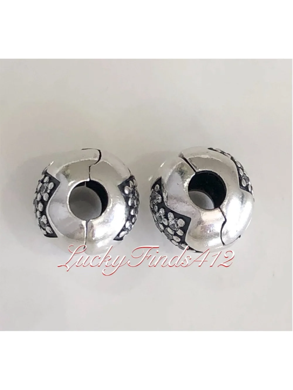 Authentic Pandora You Are a Star Clips Set of 2 Retired Pandora Charms Clips